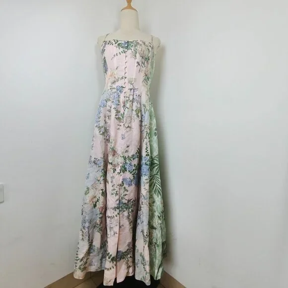 Camilla corset dress with long flared skirt - Picture 4 of 16